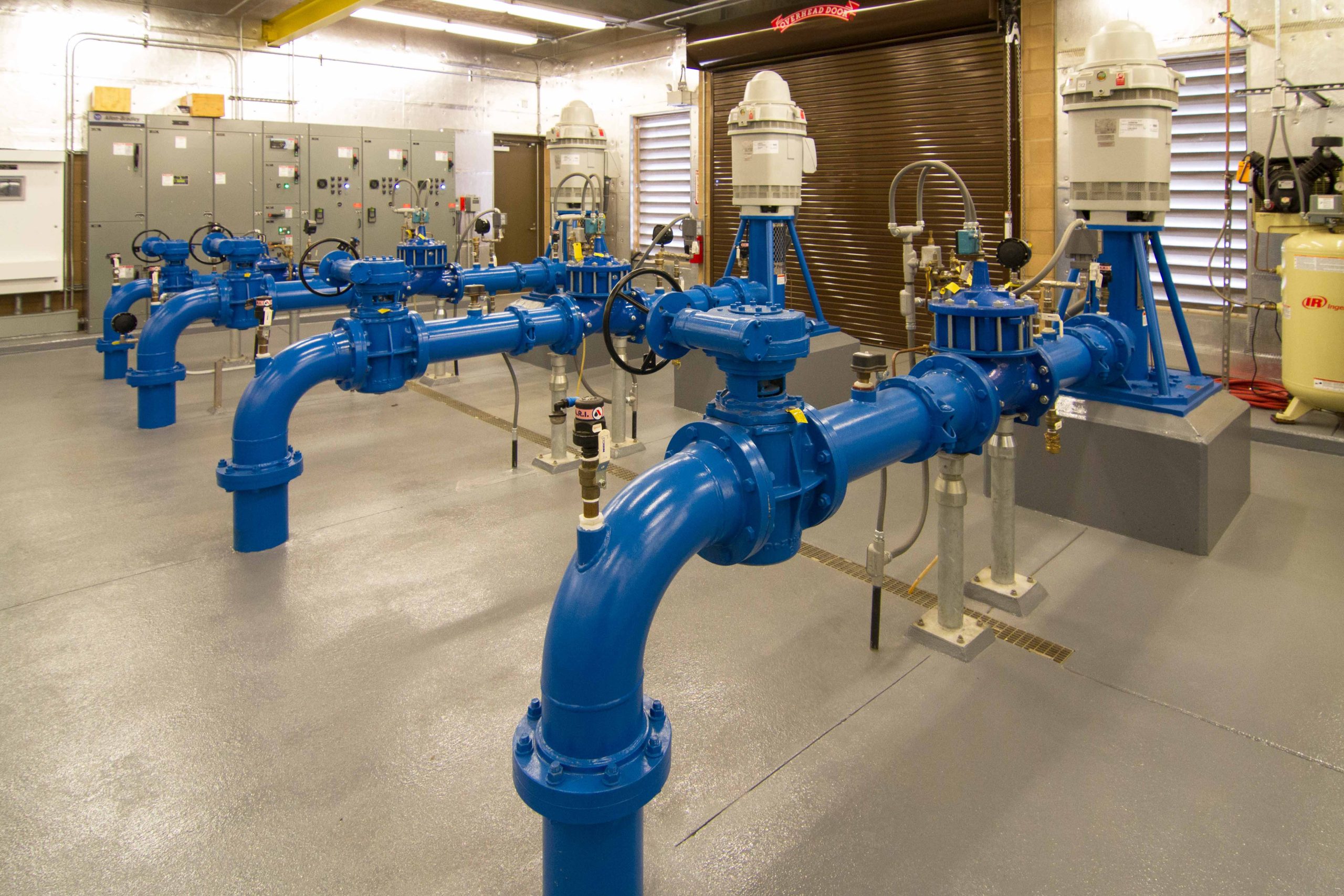 5 Reservoirs Retrofit Program piping and pumps