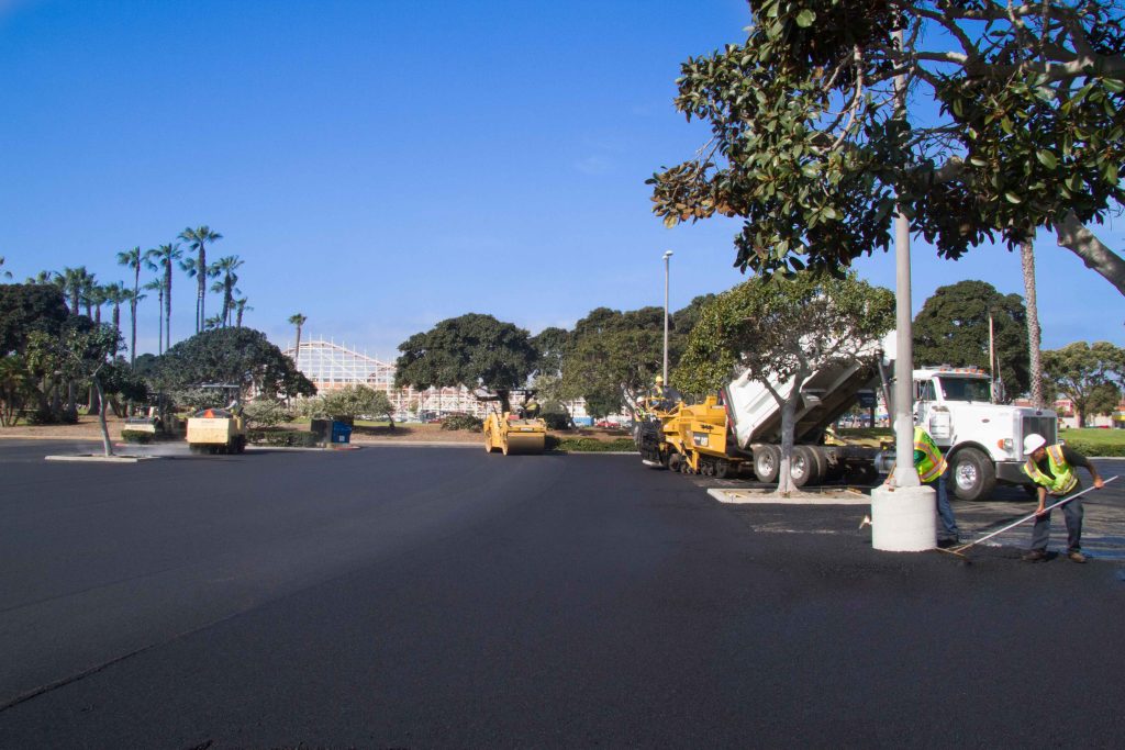 Mission Bay Parking Lots Asphalt Paving