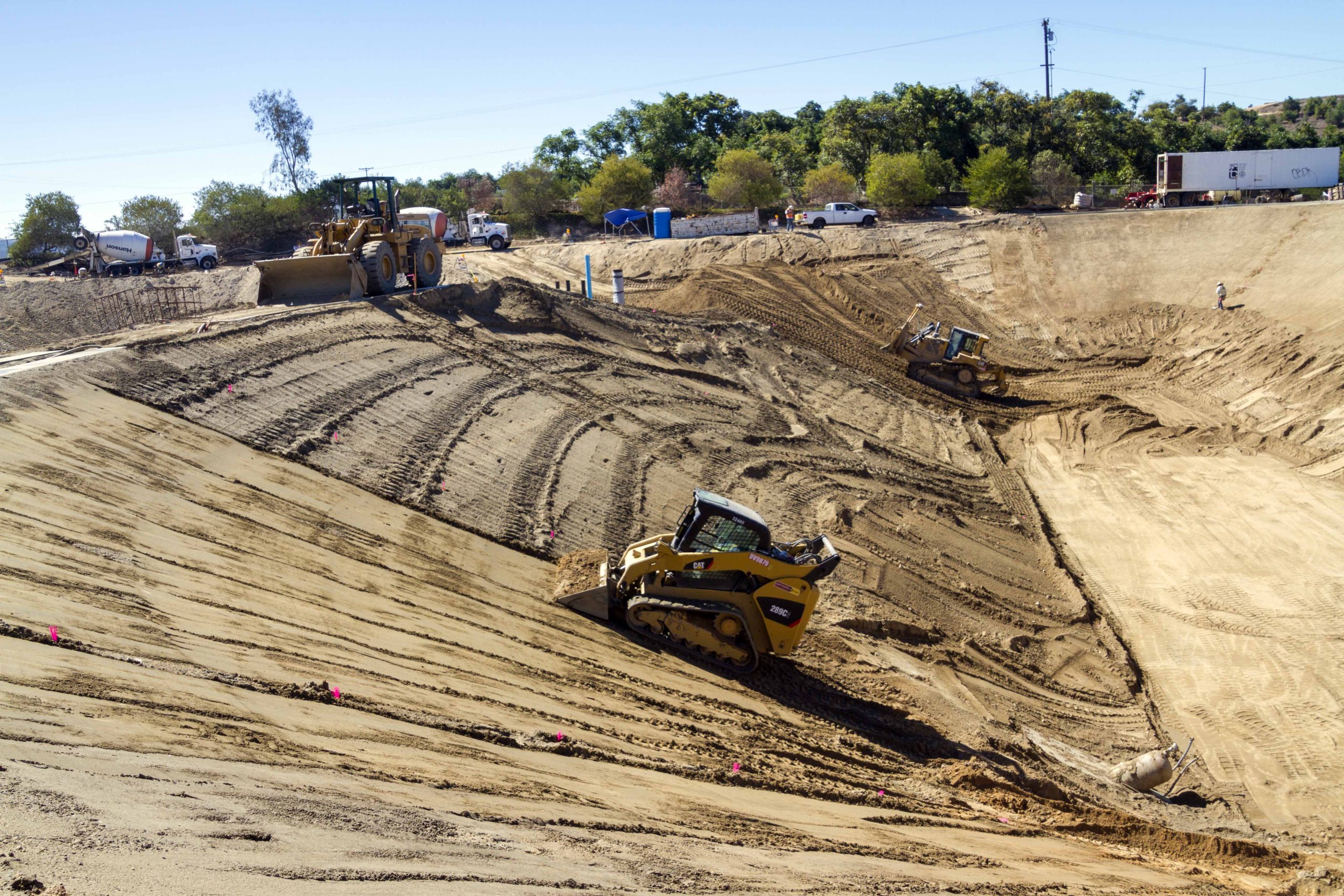 Country Club Reservoir grading
