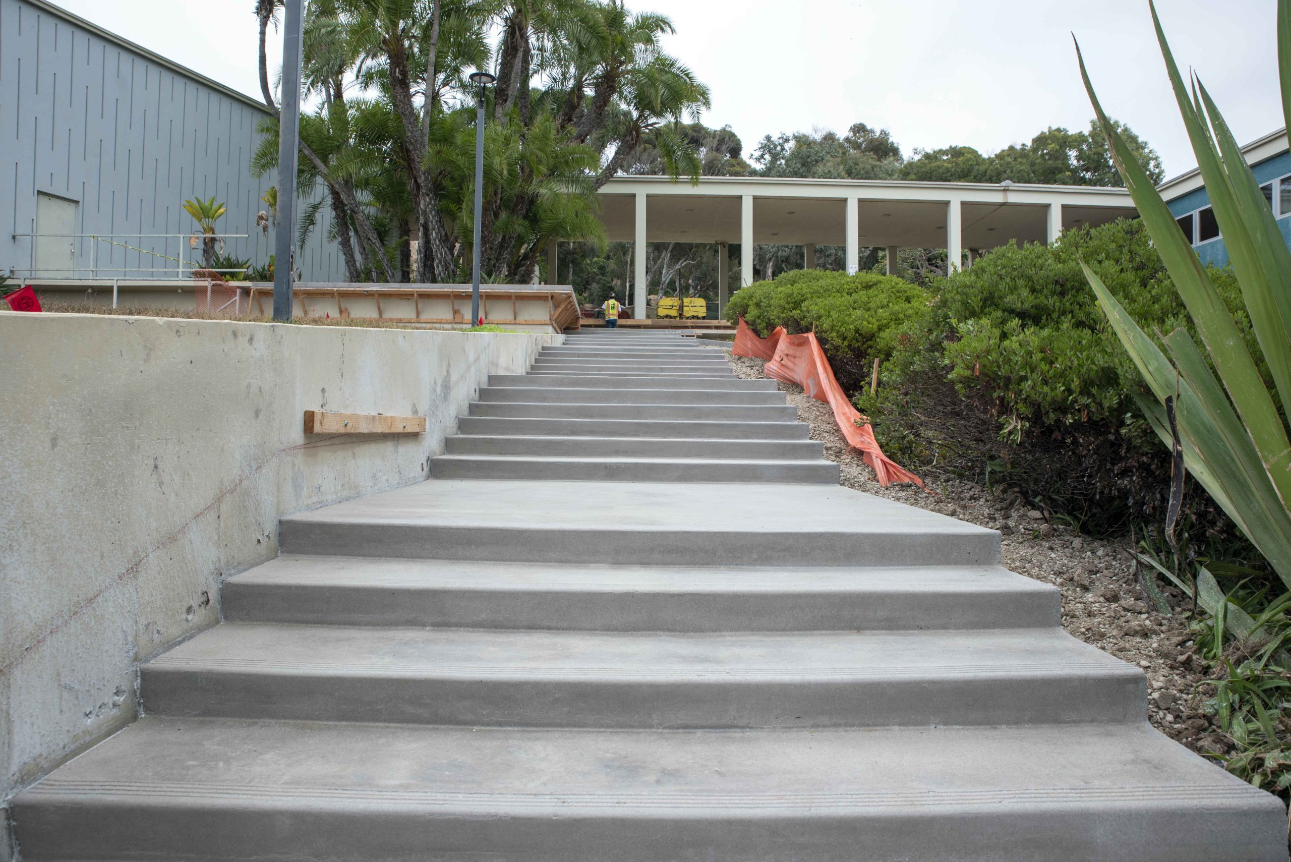 UCSD Sumner Hall hardscape completed project