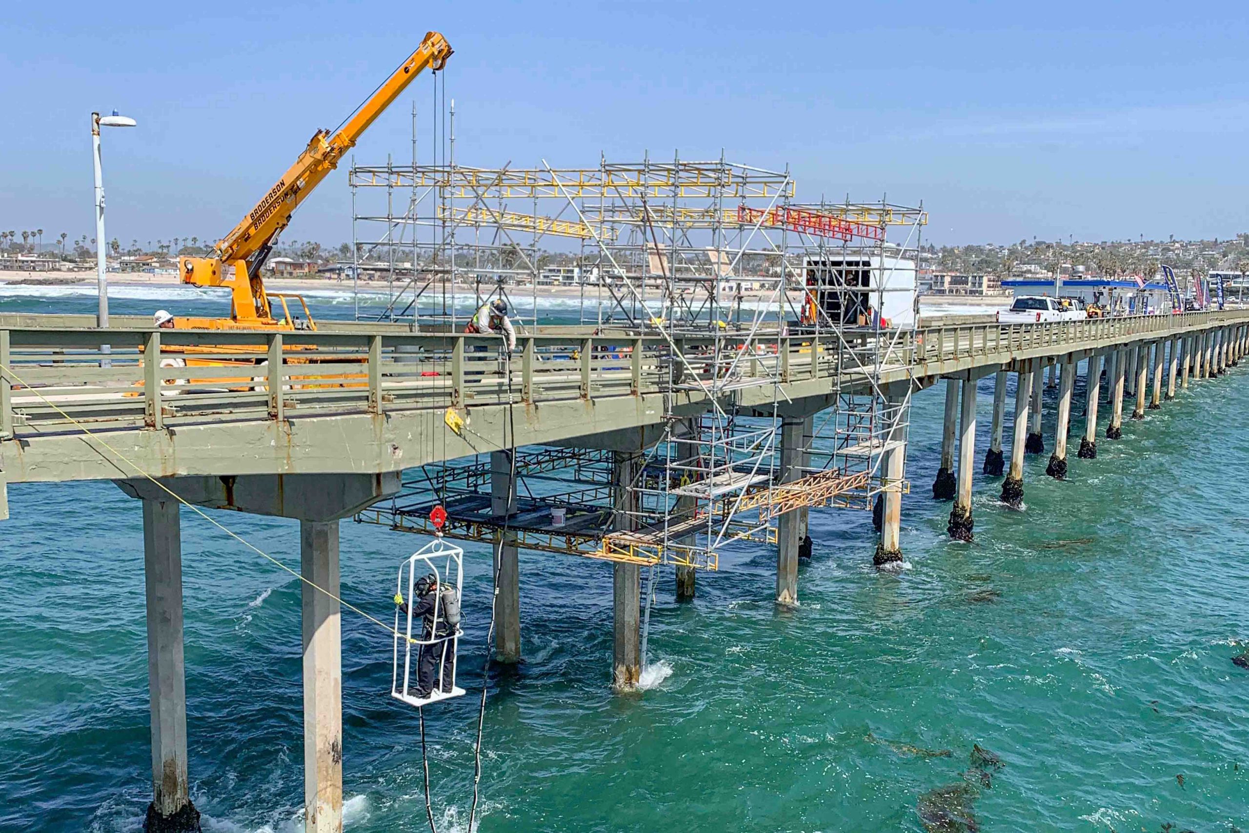 Ocean Beach Pier Emergency Repair view of project site