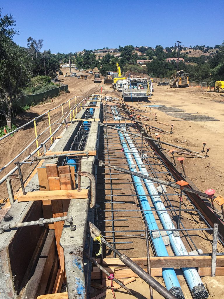 Sycamore Ranch Water Pipe Work