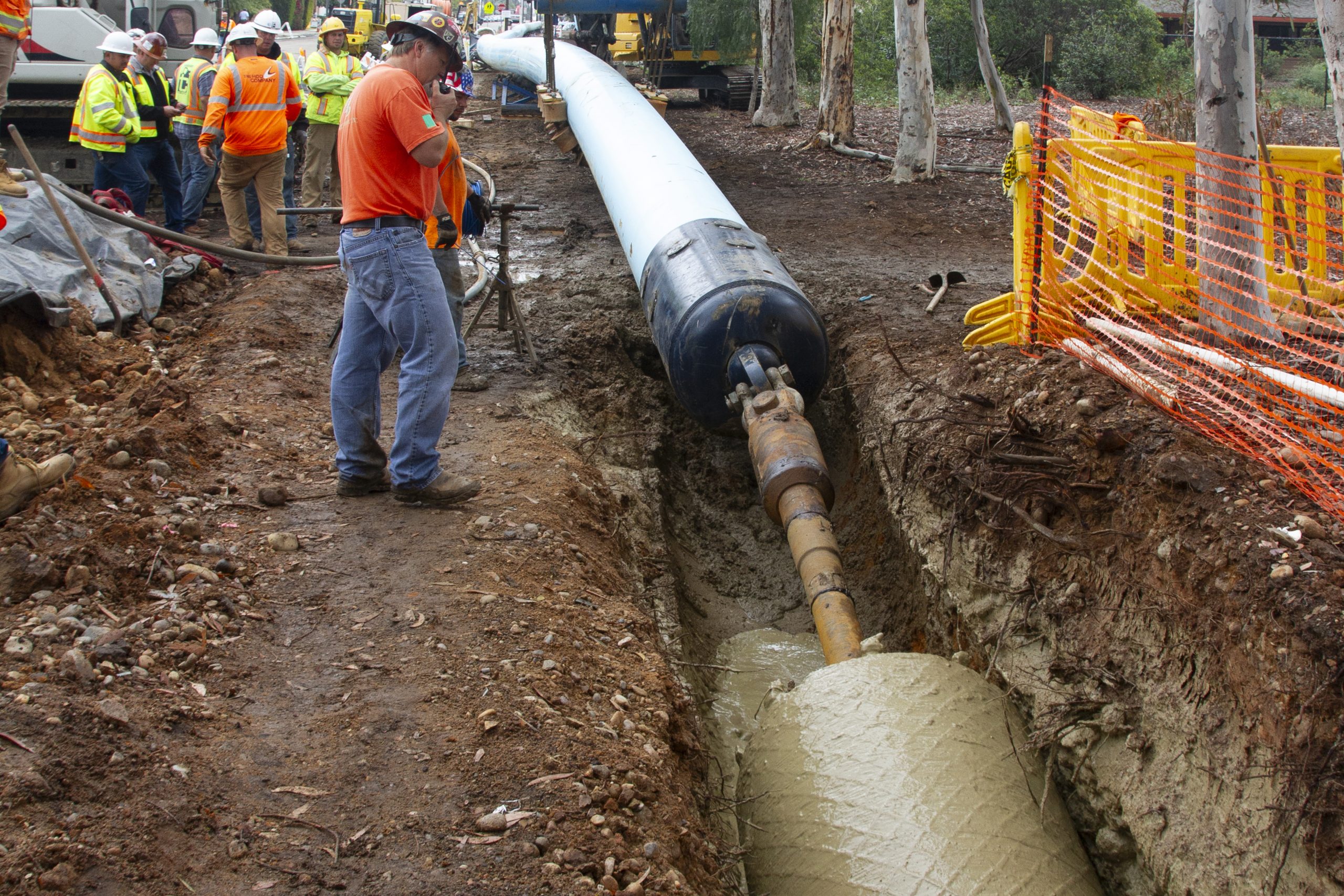 Upas Street Pipeline drilling
