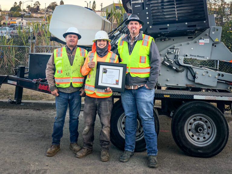 2024 Employee of the 3rd Quarter receiving plaque